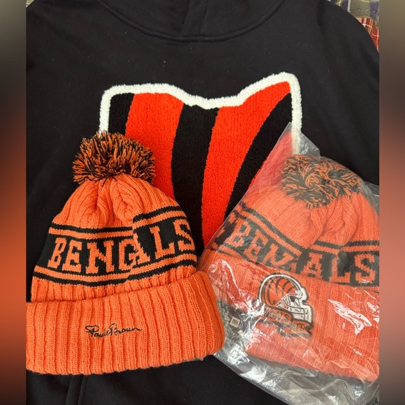 (NWT) NEW ERA  (AFC NORTH) CINCINNATI BENGALS BEANIE HAT NEW ERA (firm price). - Picture 8 of 11
